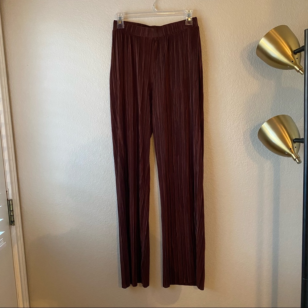 BNWT Brown Flowy Zara Pants